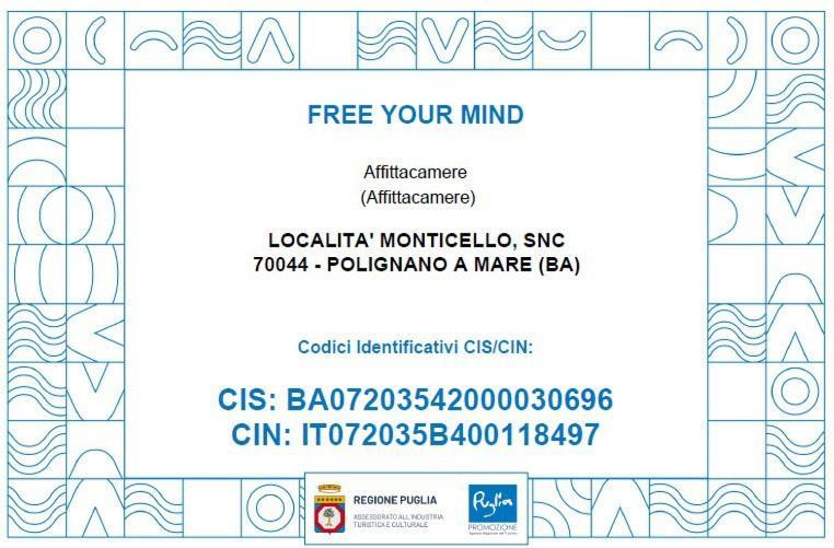 Free Your Mind - Gianluca Ferienhaus Polignano a Mare